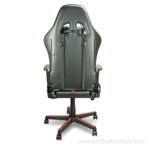 EX-Factory price PC Computer gaming chair with CUSTOM BLACK LEATHER